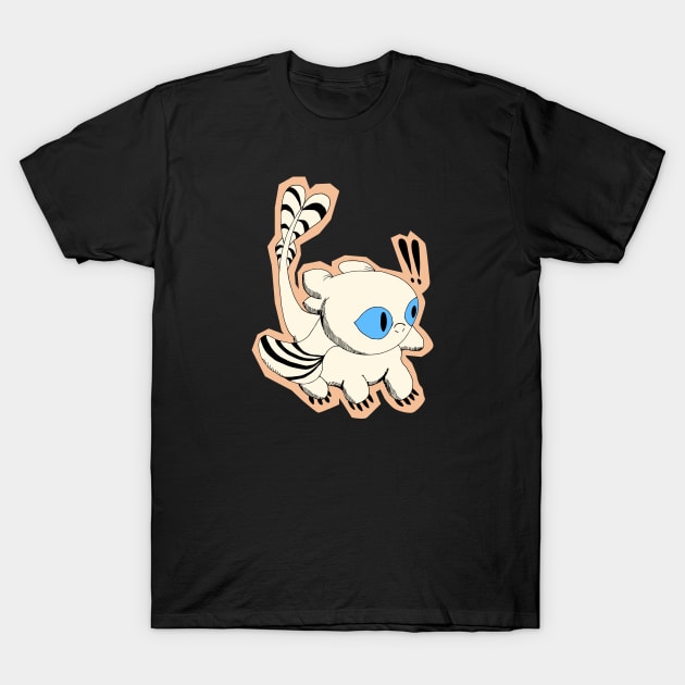 Confused Night Furry T-Shirt by Latar Putih